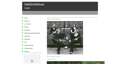 Desktop Screenshot of mattsmithmusic.com